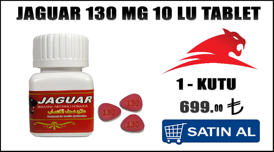 Jaguar 130 mg 10 lu tablet fiyat