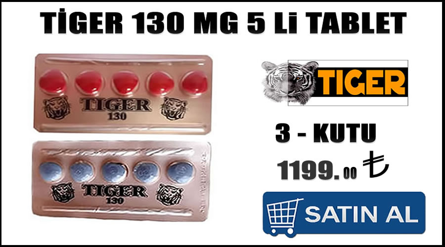 Tiger 130 mg mavi tablet satışı