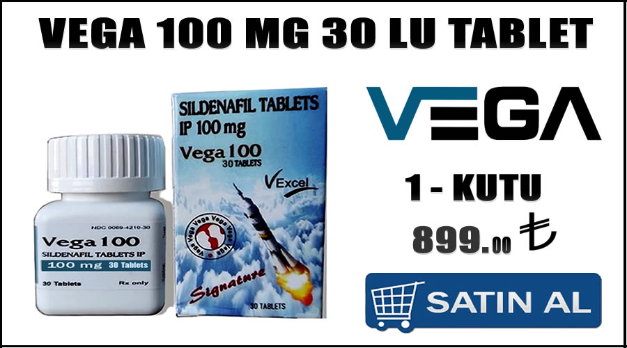 Vega 100 mg 30 lu tablet siparişi