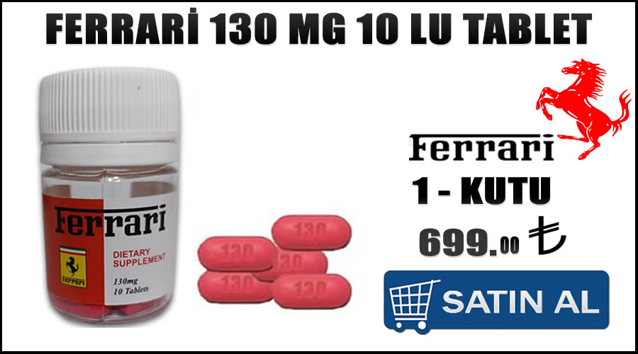 Ferrari 130 mg 10 lu hapı nerede satılır